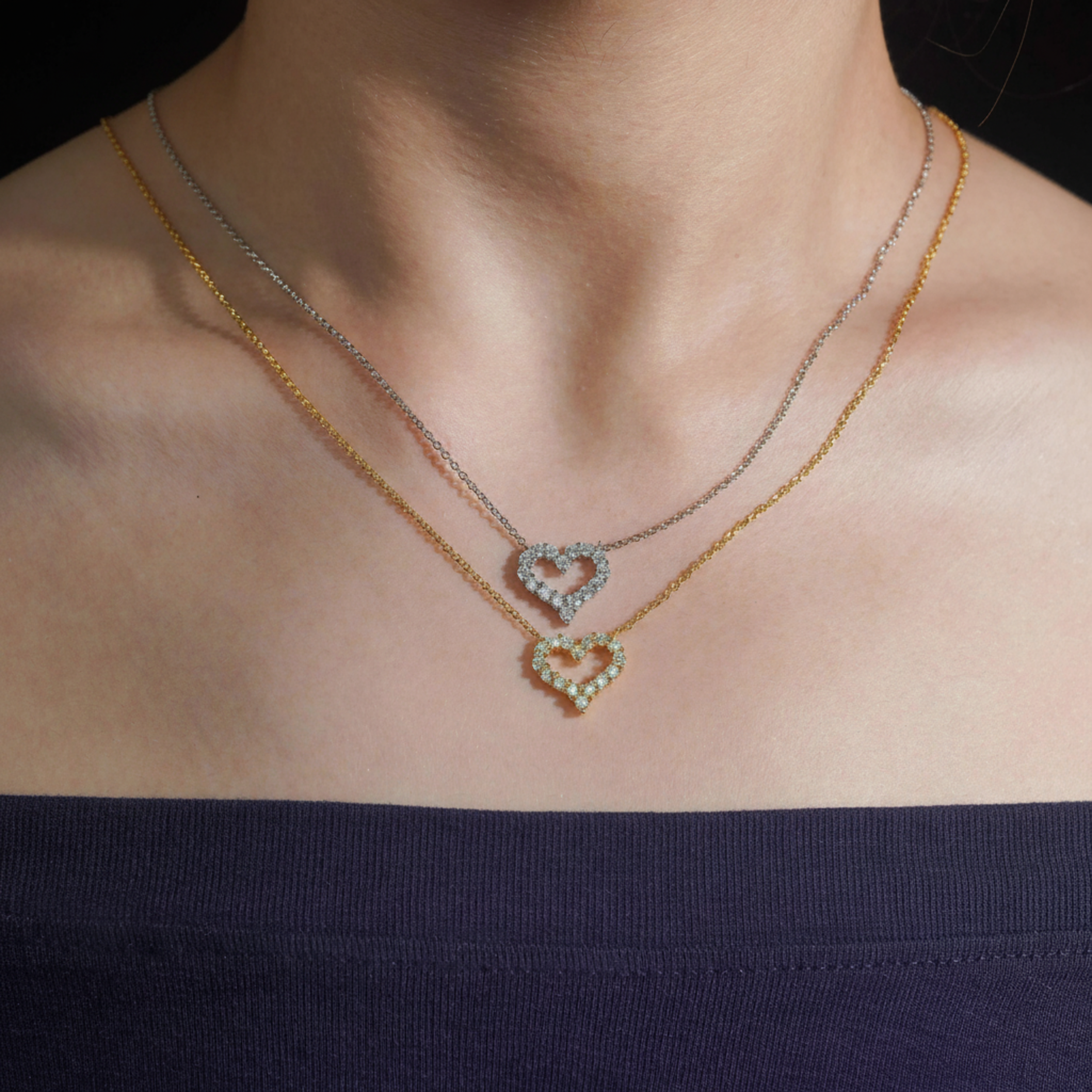 Small Heart Charm Necklace