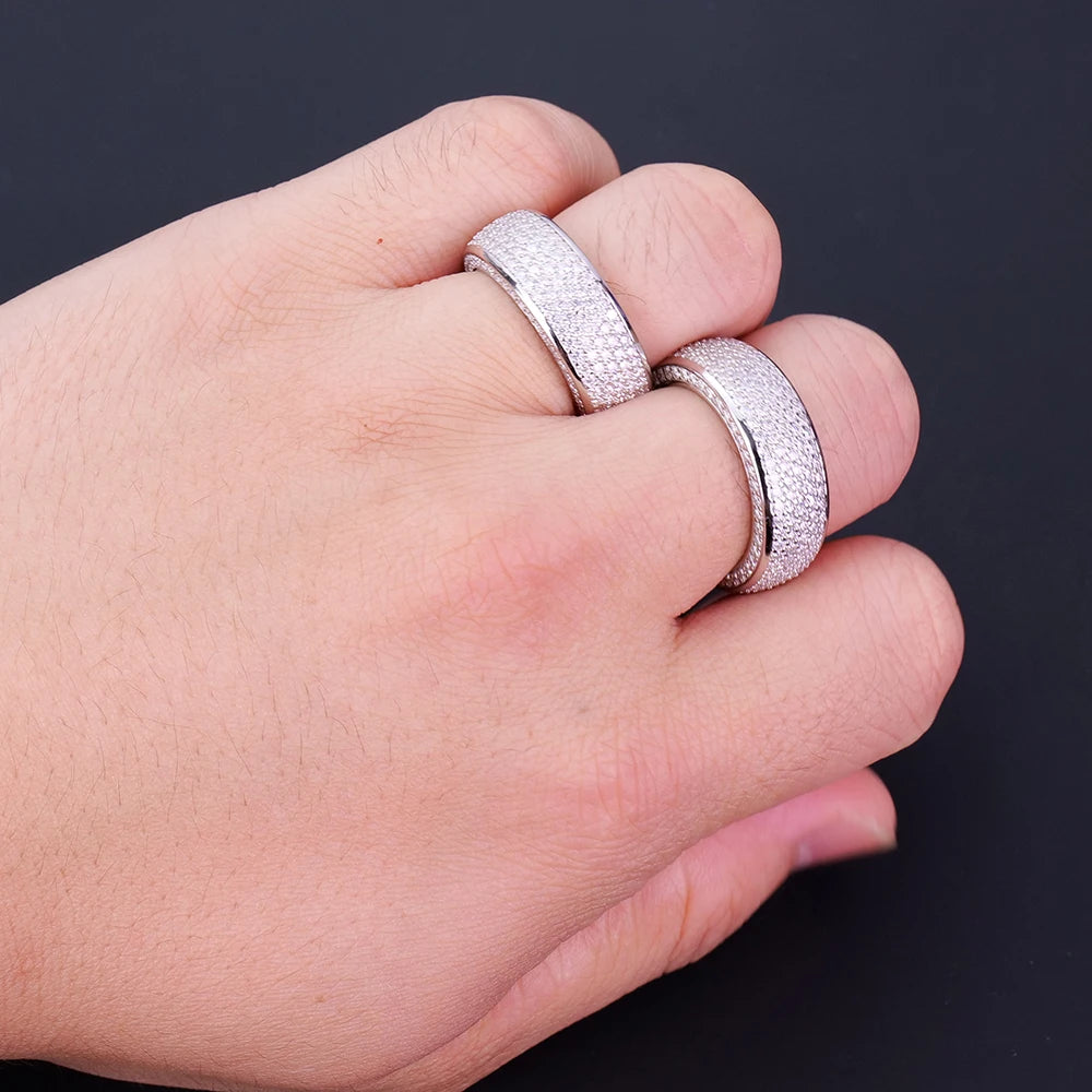 Moissanite Eternity Band