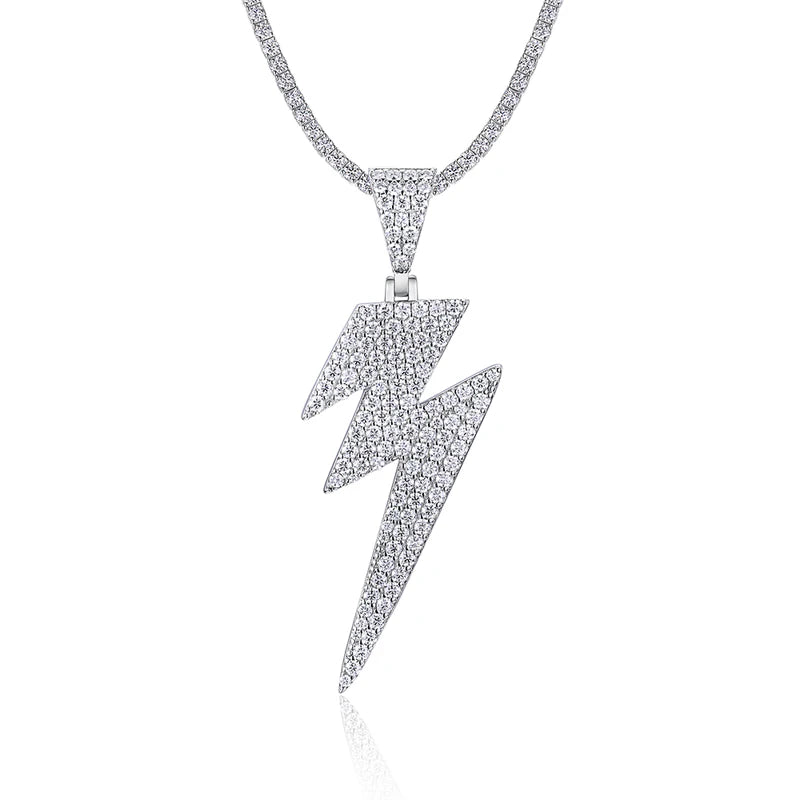 Lightning Bolt Diamond Pendant