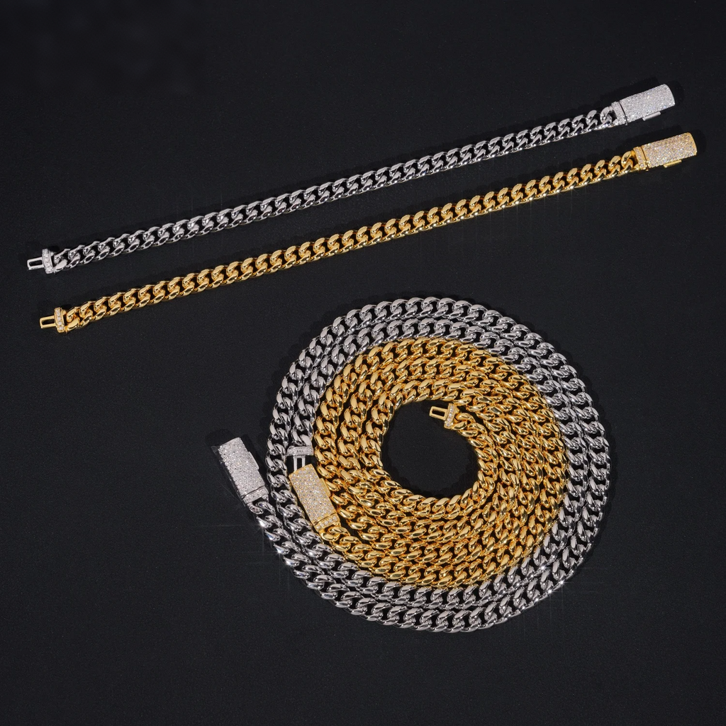 6mm Classic Moissanite Cuban Chain