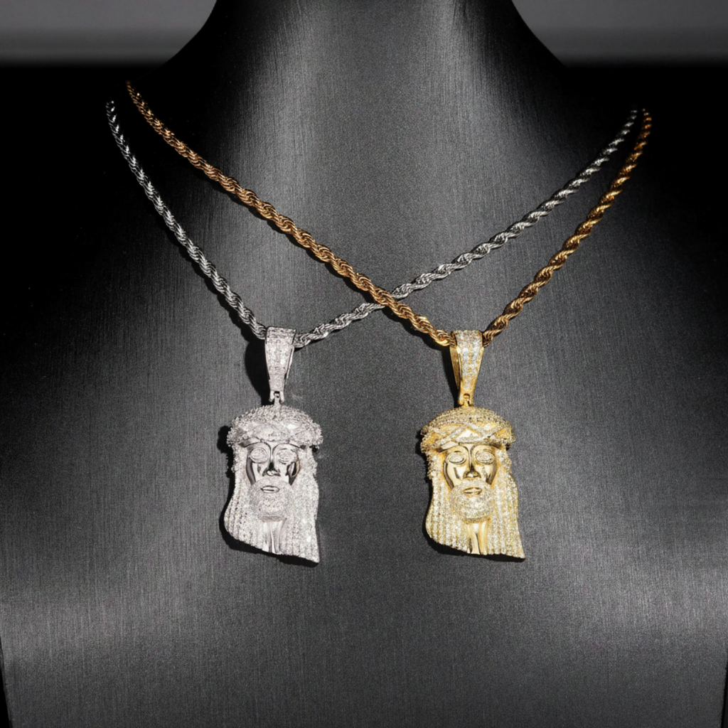 Iced Out Jesus Pendant