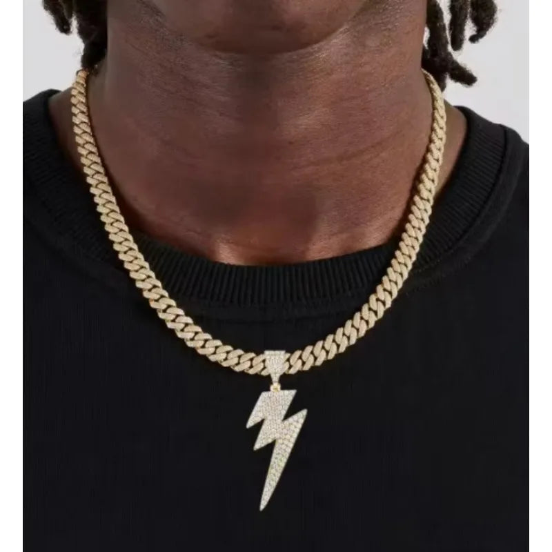 Lightning Bolt Diamond Pendant