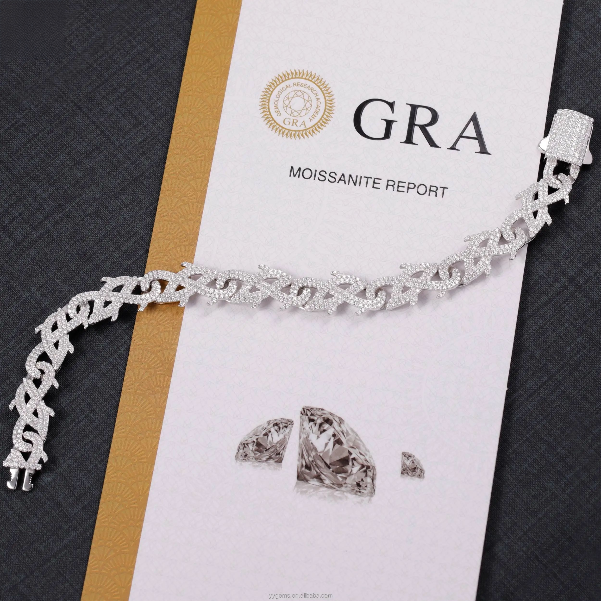 12mm Spiked Cuban Link Bracelet