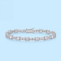 Staggered Tennis Bracelet