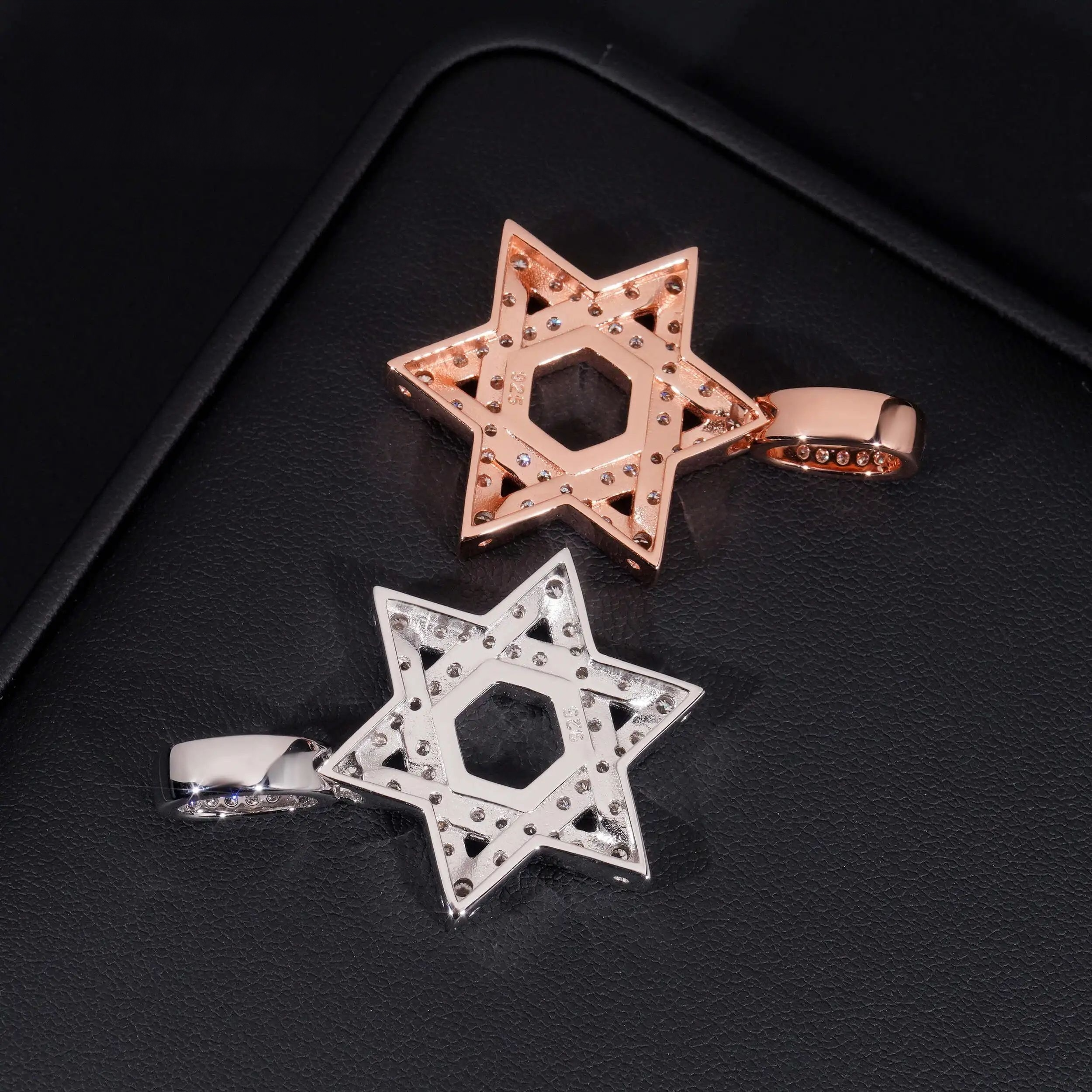 Moissanite Star of David Pendant