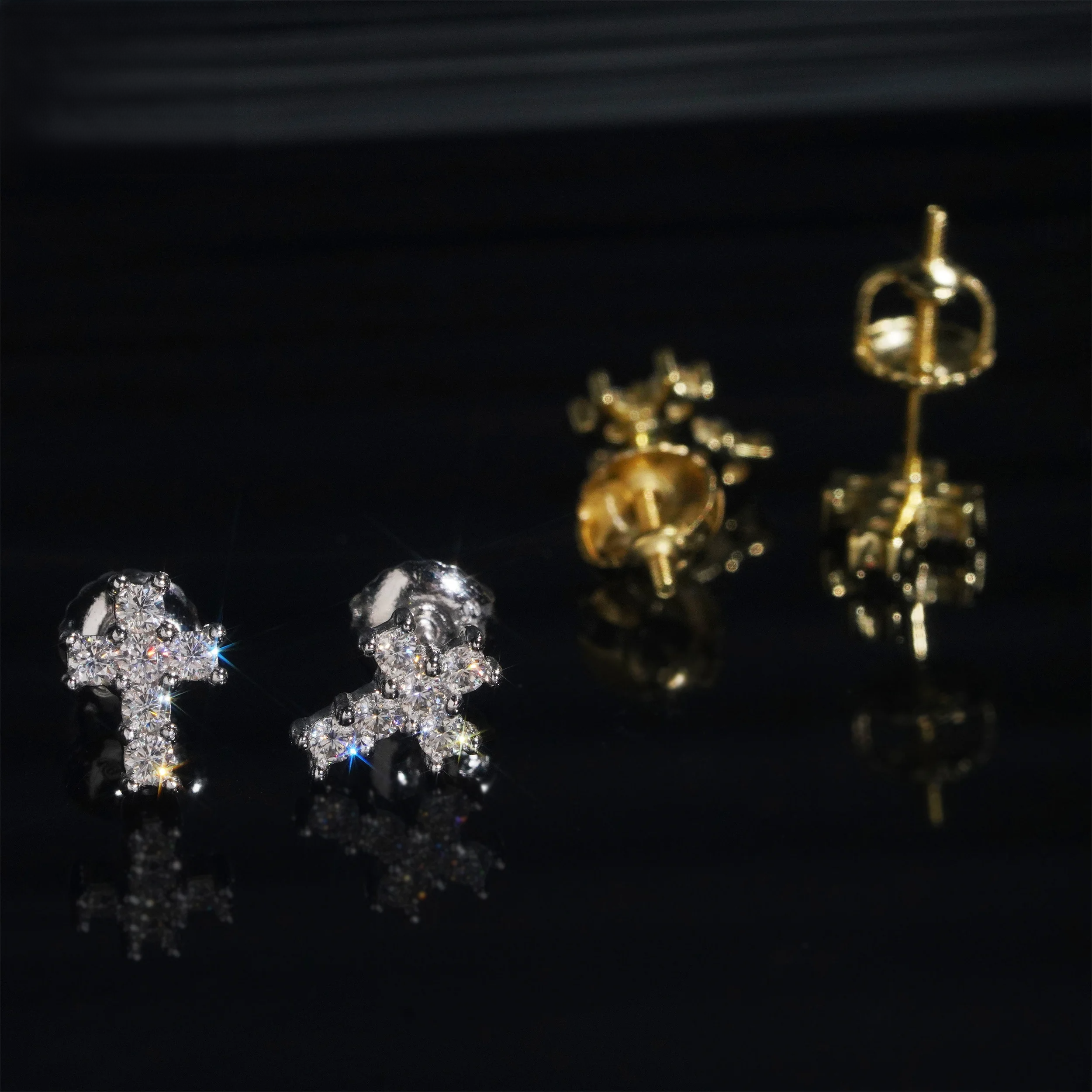 Cross Stud Earrings