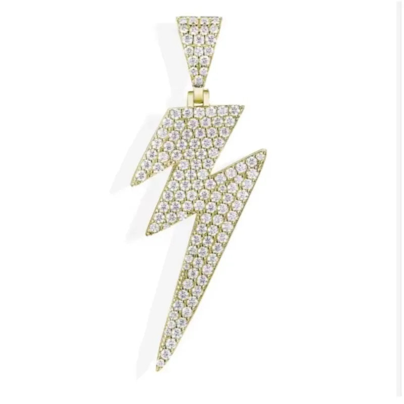 Lightning Bolt Diamond Pendant