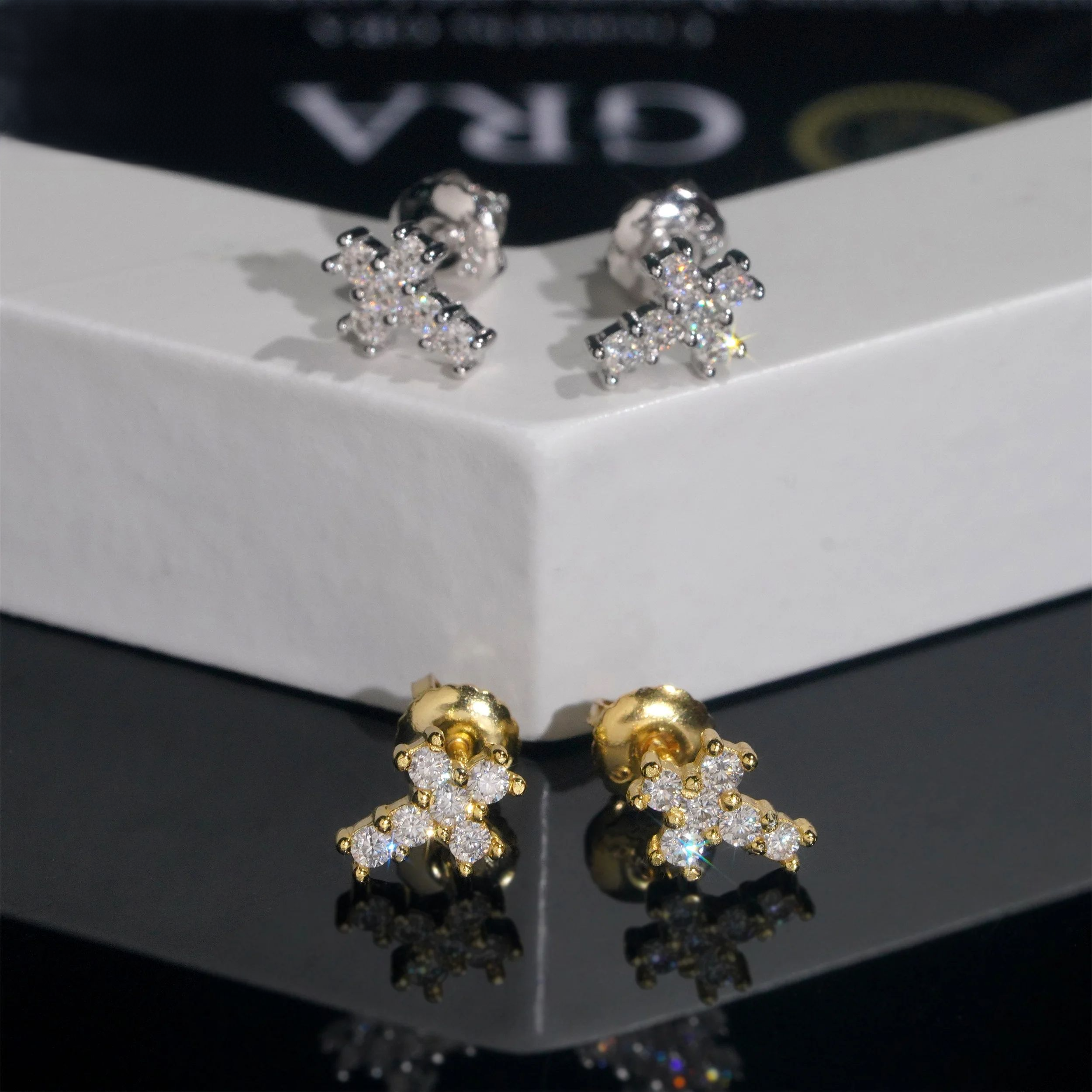 Cross Stud Earrings