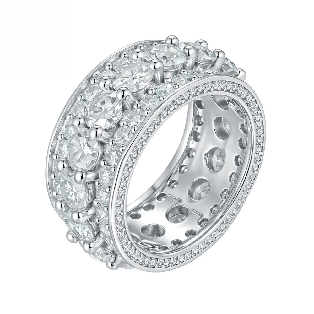 Moissanite Eternity Ring