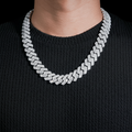 Baguette Moissanite Cuban Link Chain