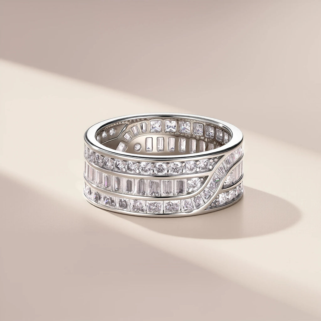 Interwoven Moissanite Ring
