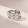 Interwoven Moissanite Ring