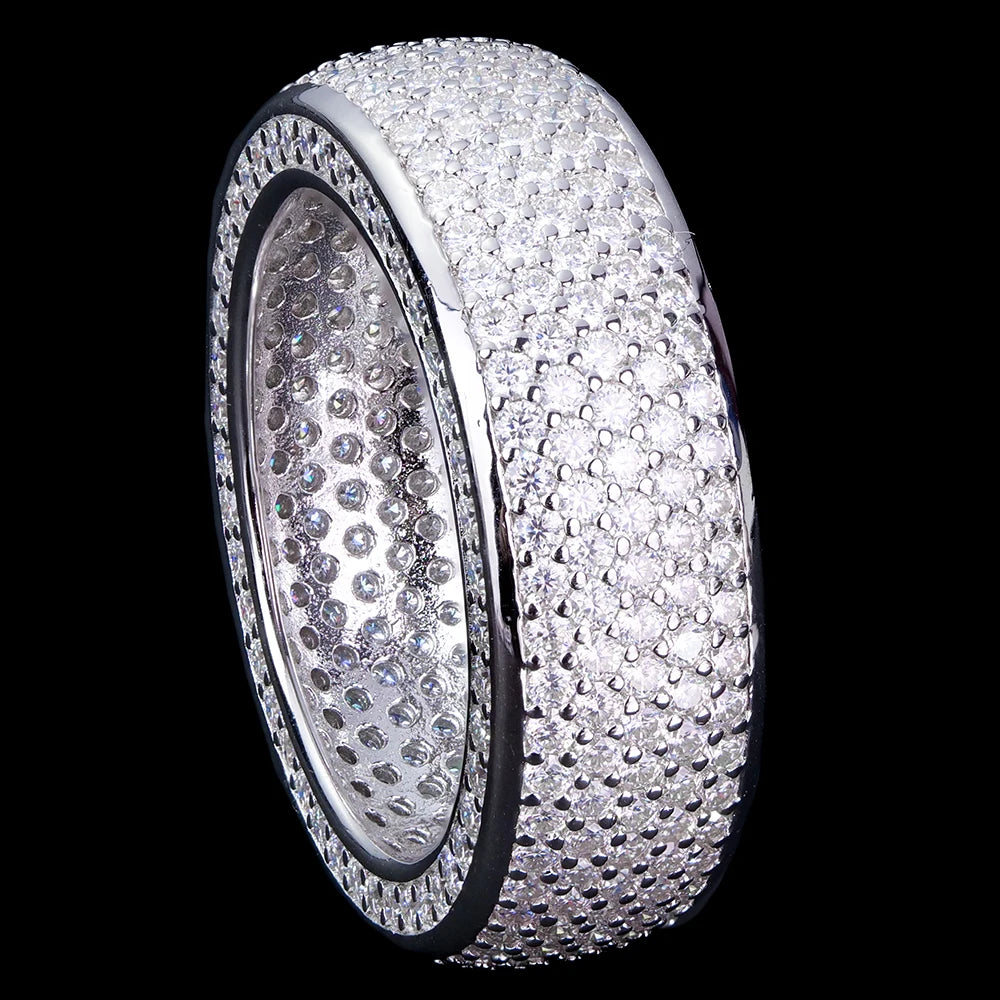 Moissanite Eternity Band