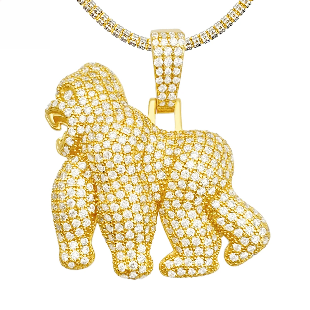 Gorilla Diamond Pendant