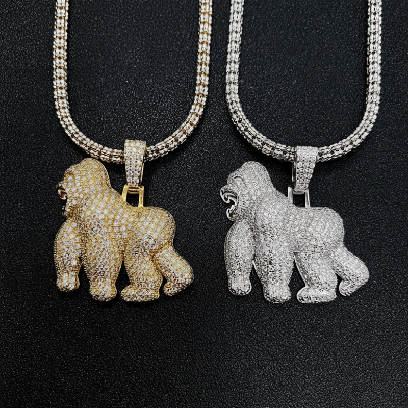 Gorilla Diamond Pendant