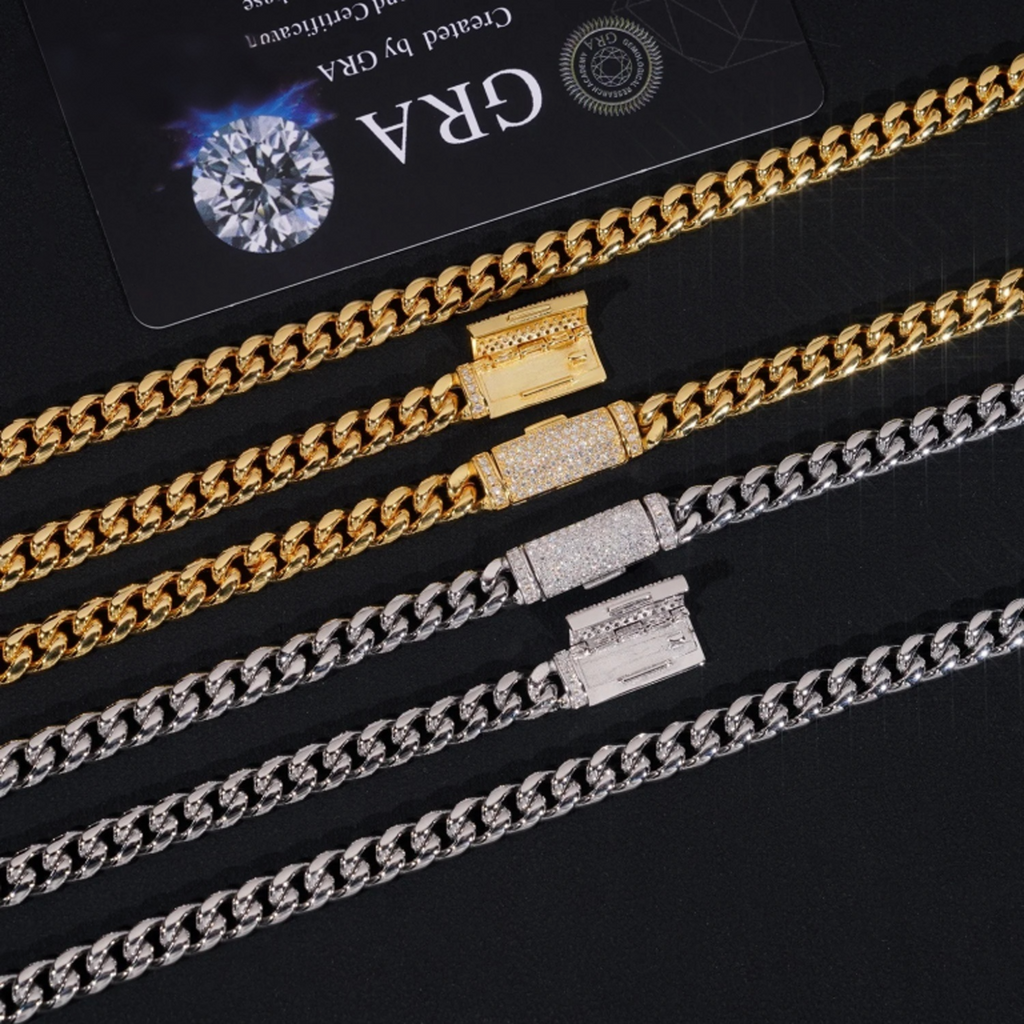 6mm Classic Moissanite Cuban Chain
