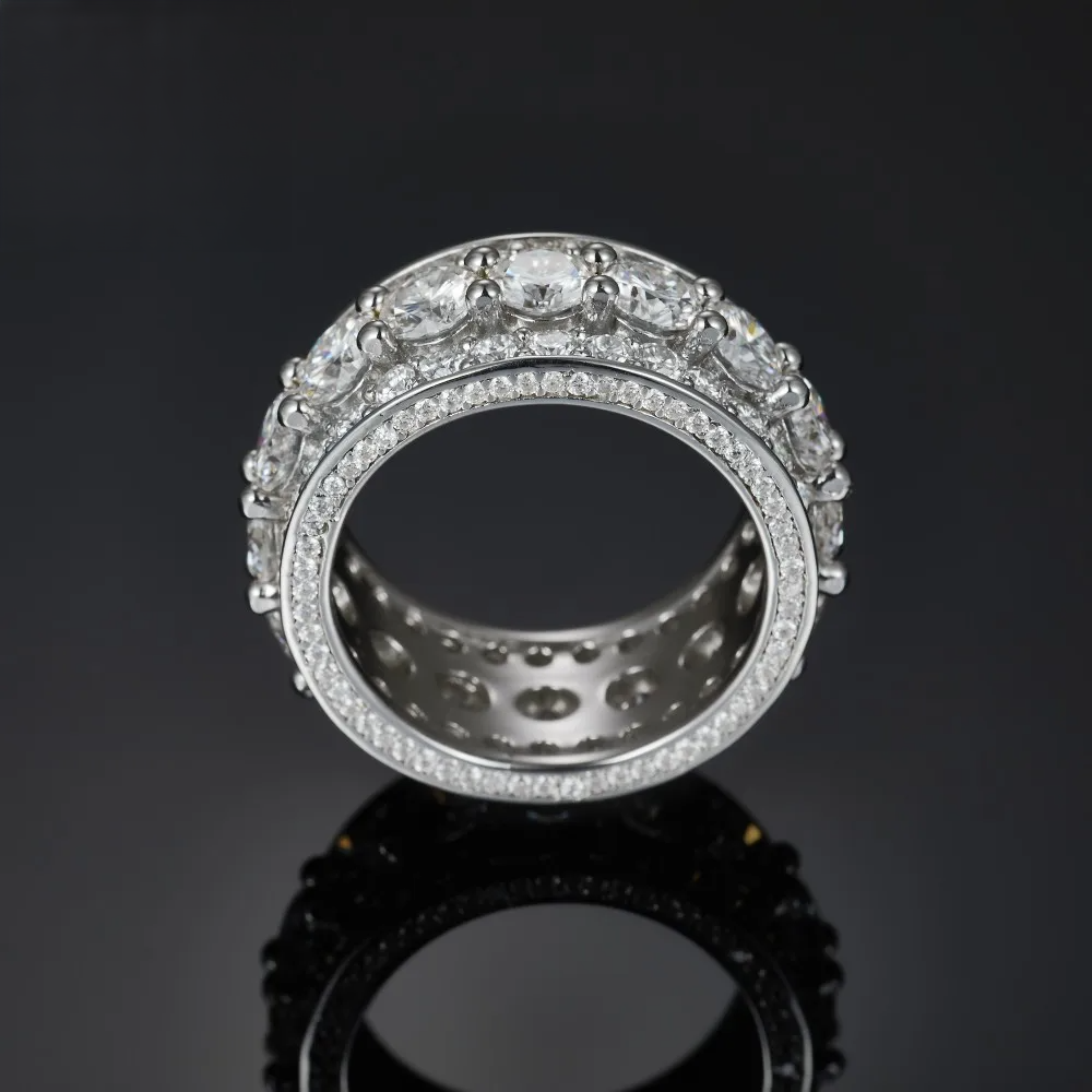 Moissanite Eternity Ring