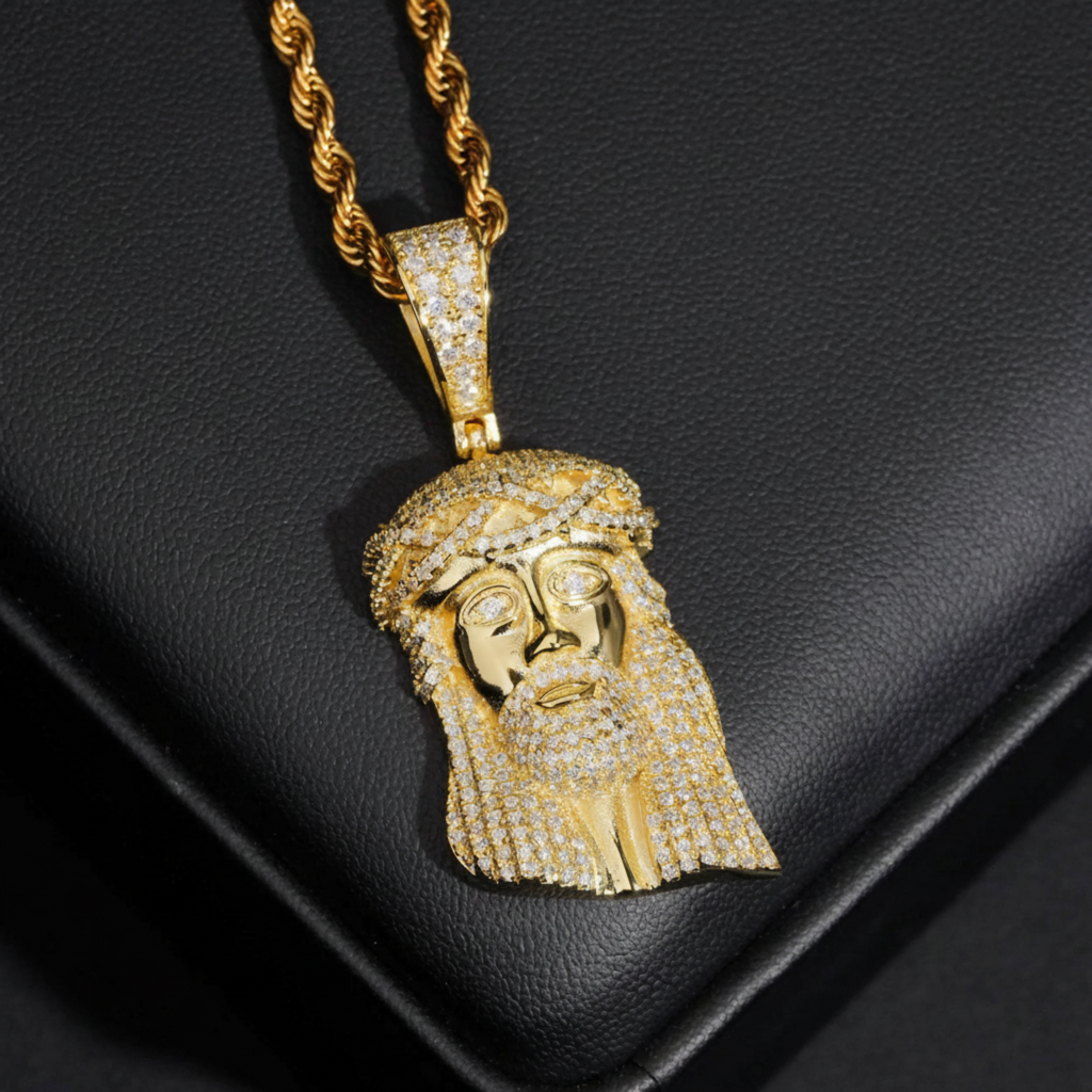 Iced Out Jesus Pendant