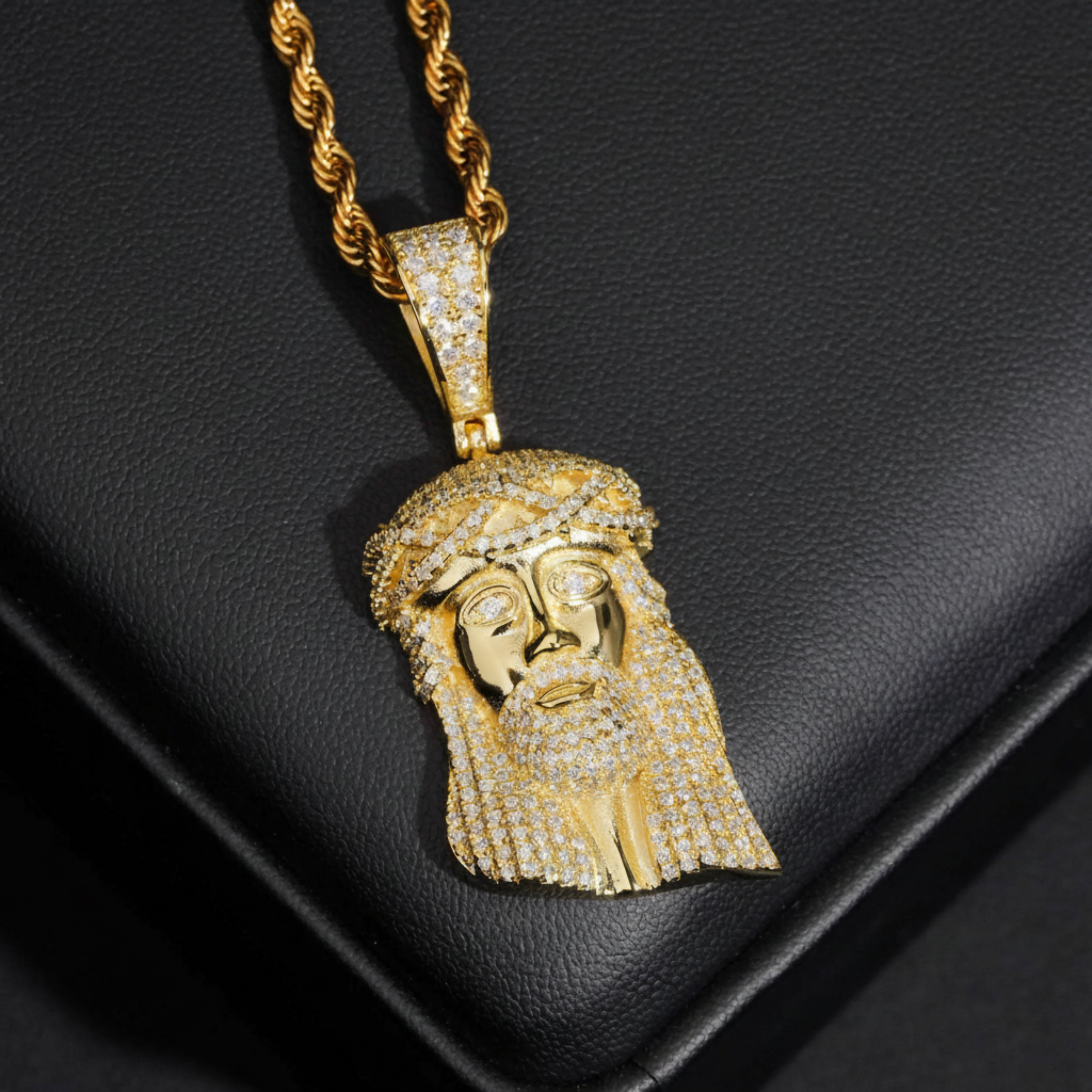 Iced Out Jesus Pendant