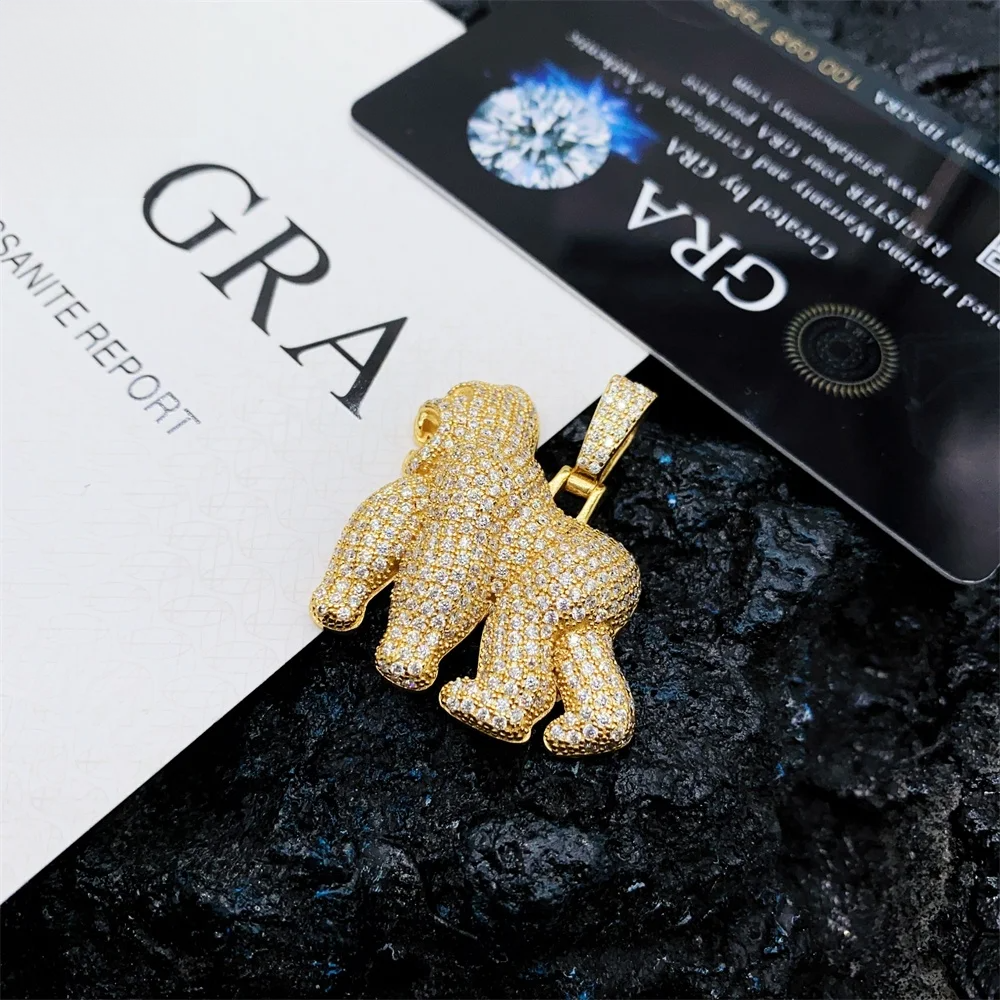 Gorilla Diamond Pendant