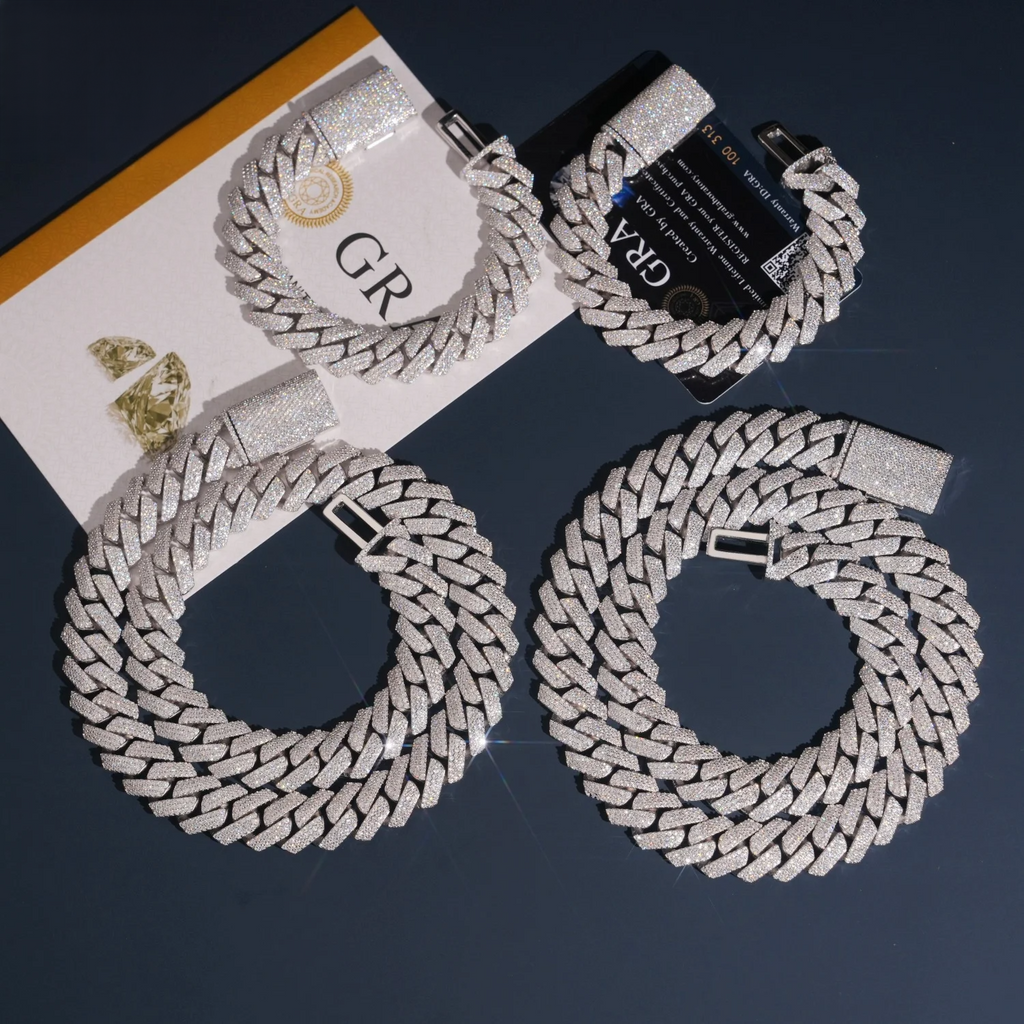 Moissanite Cuban Link Chain