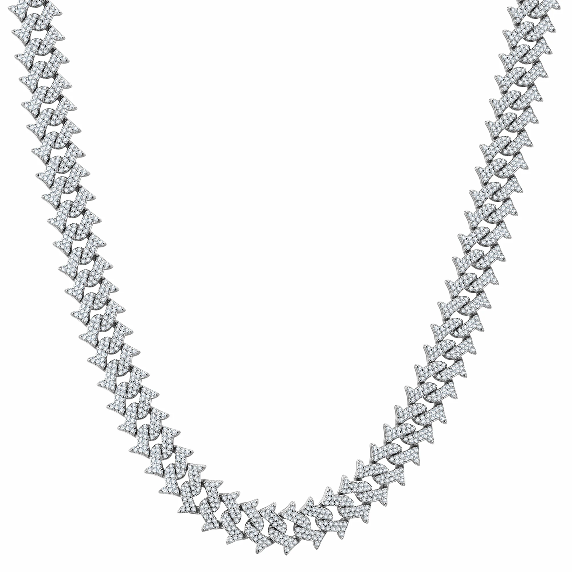 Spiked Cuban Link Chain