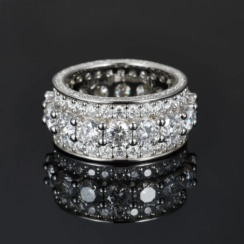 Moissanite Eternity Ring