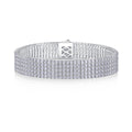 Multi-Row Moissanite Tennis Bracelet