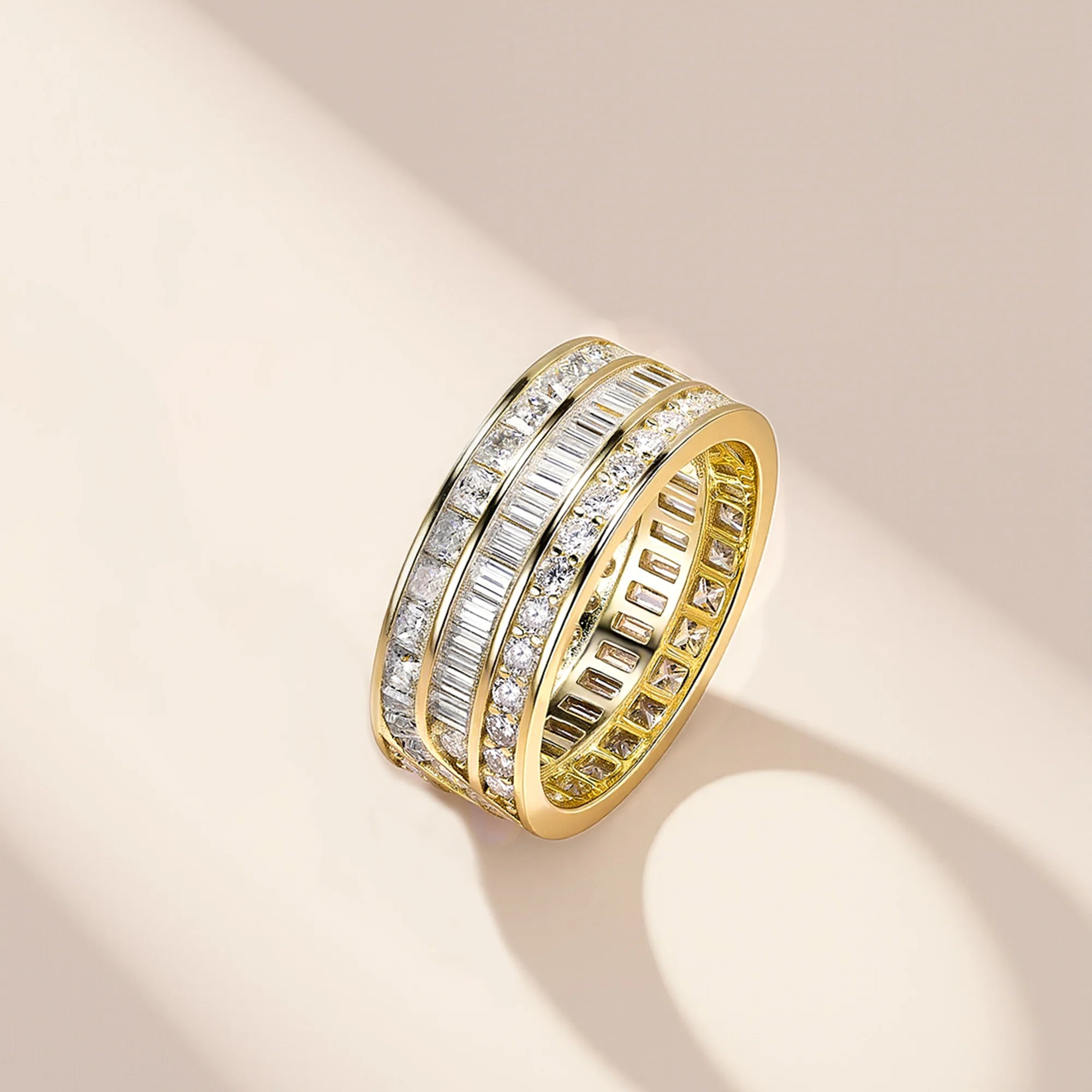 Interwoven Moissanite Ring