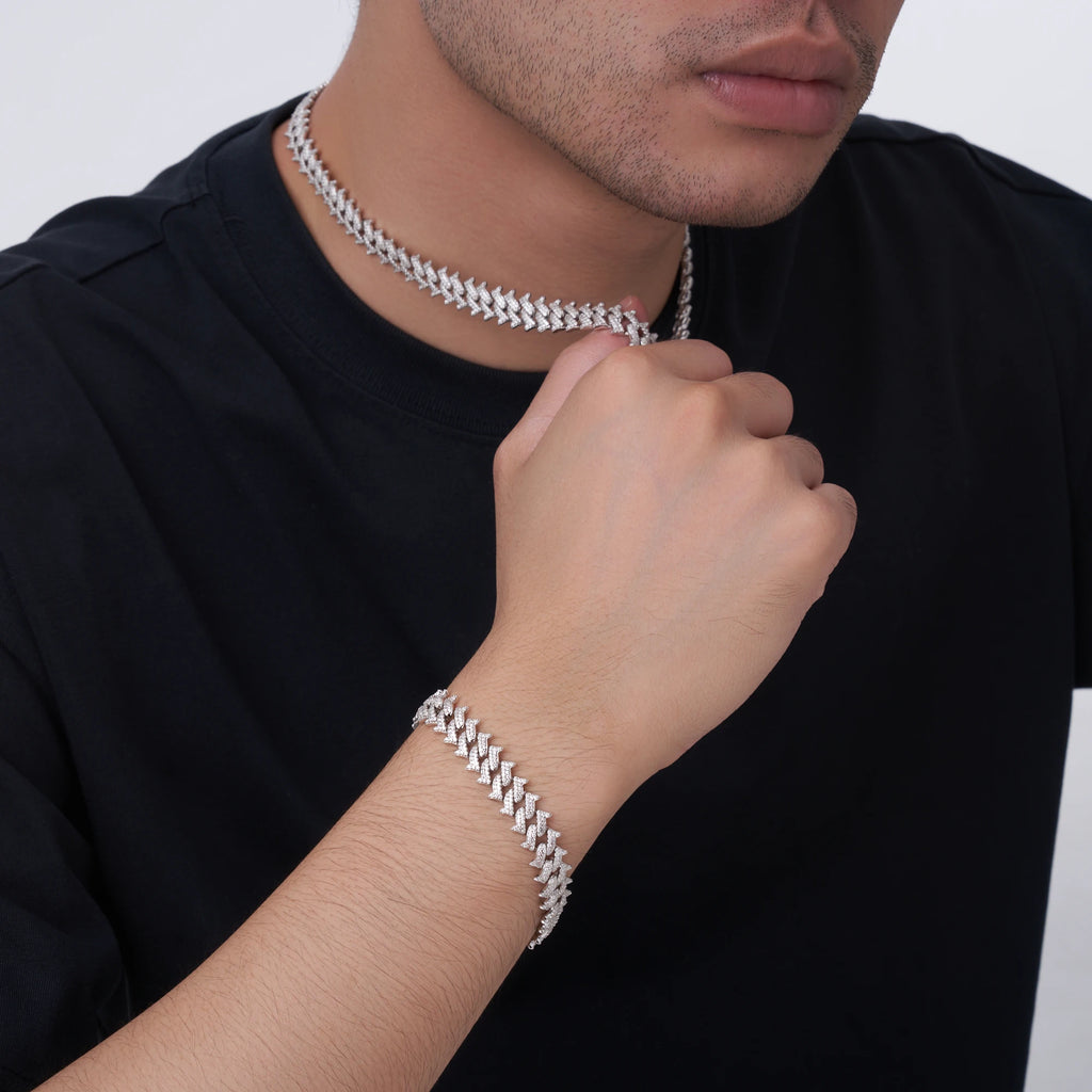 Spiked Cuban Link Chain