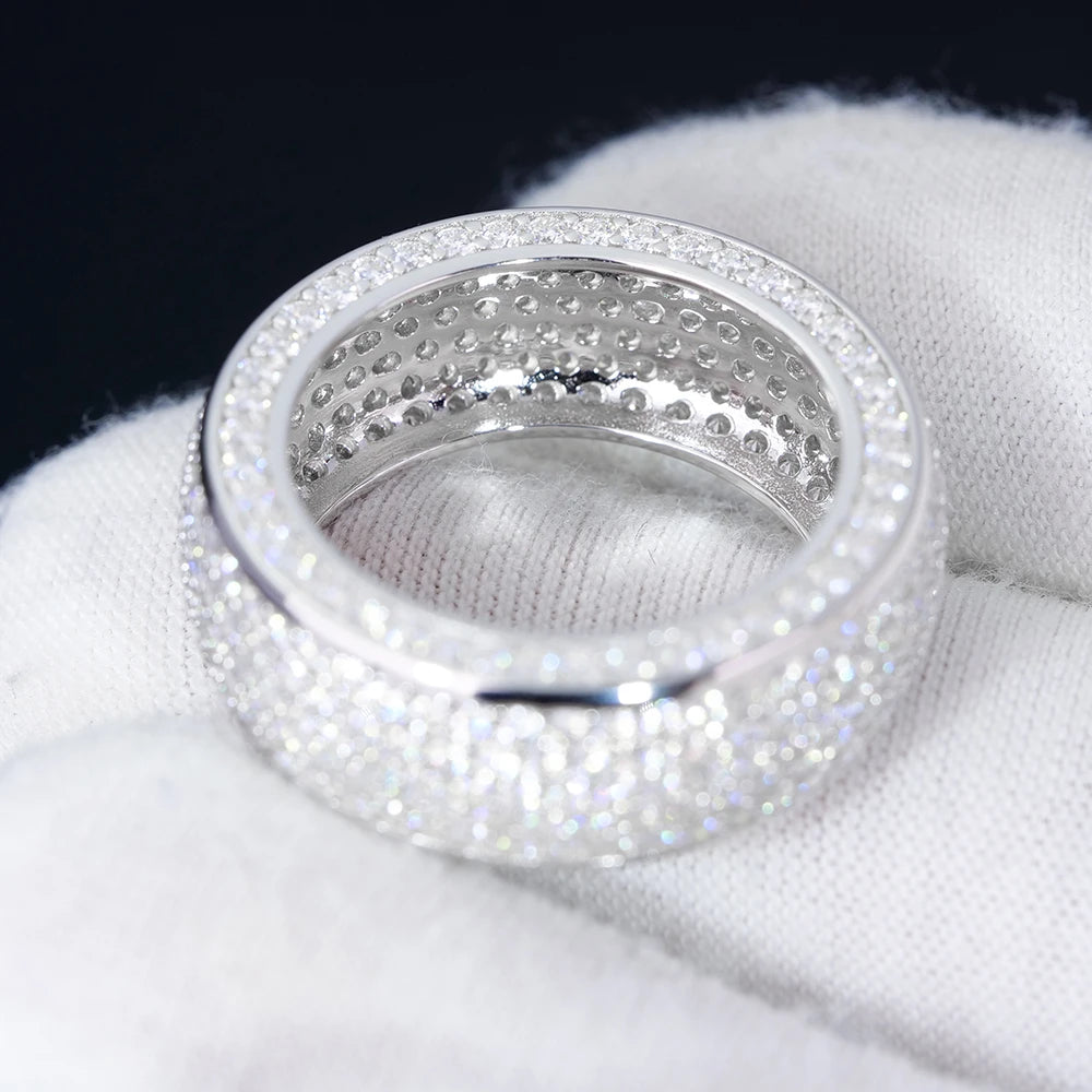 Moissanite Eternity Band