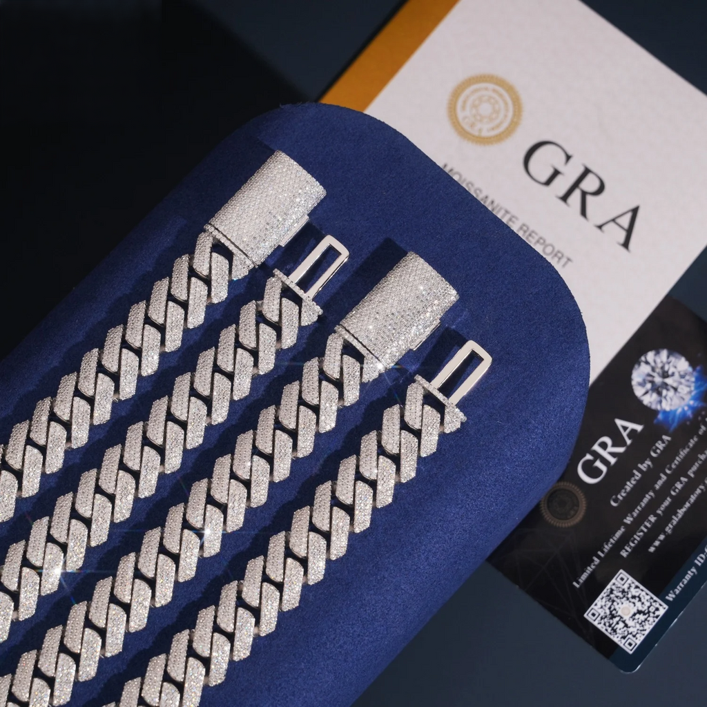 Moissanite Cuban Link Chain
