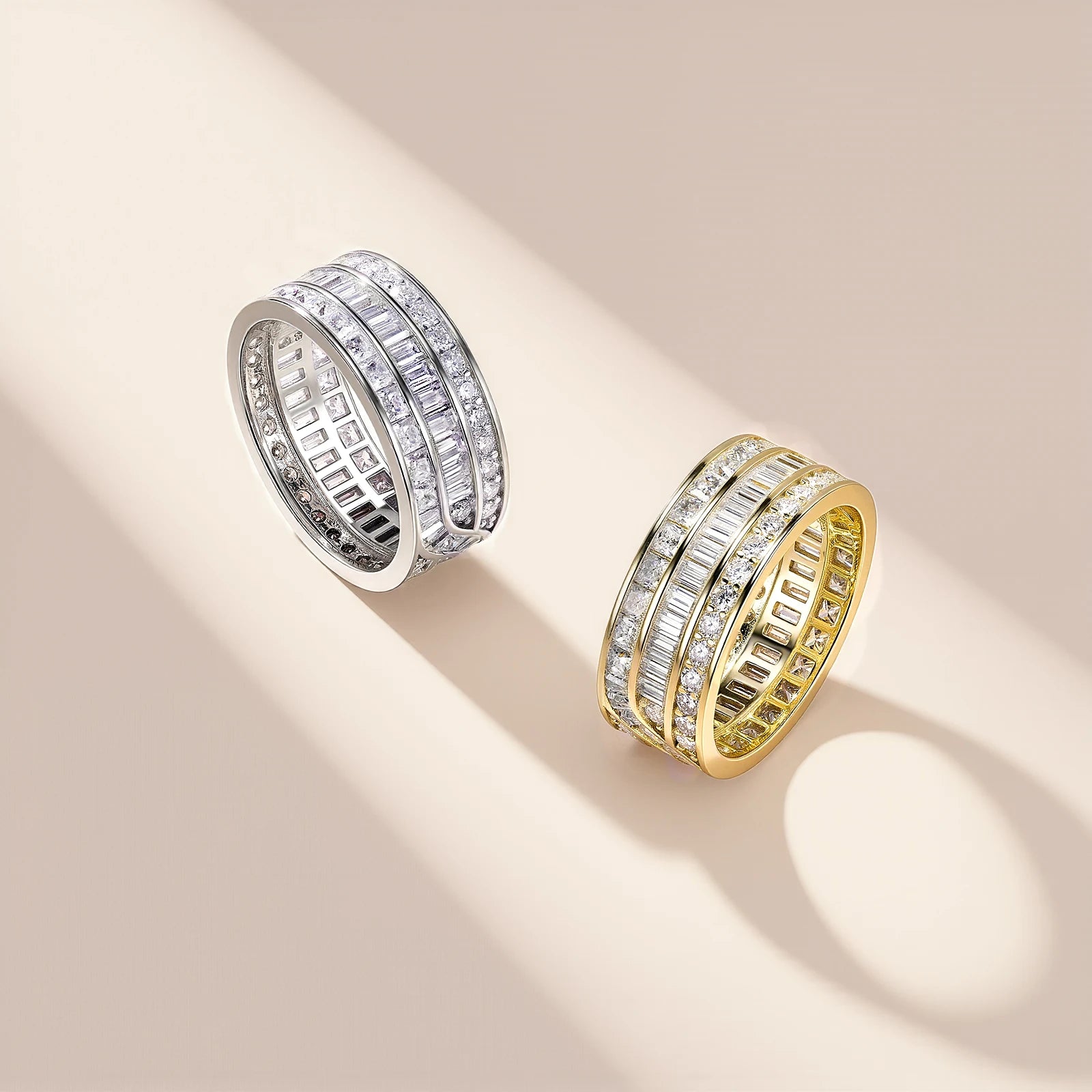 Interwoven Moissanite Ring