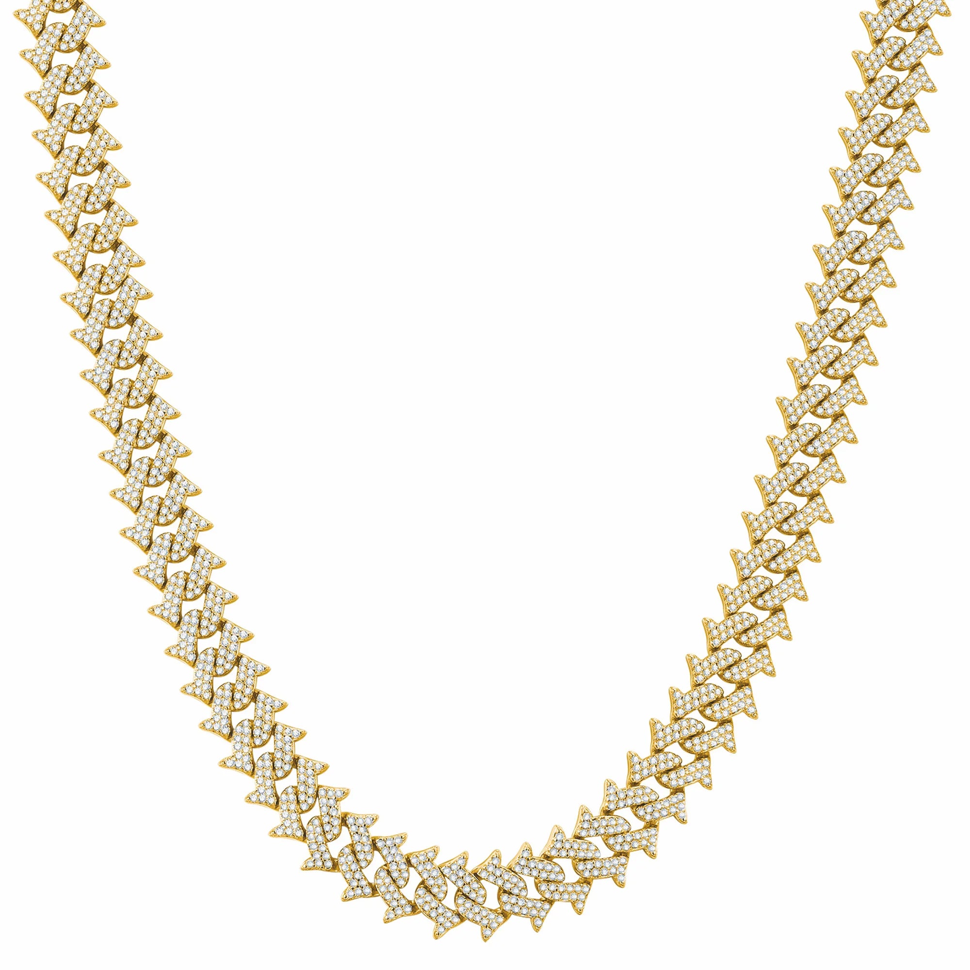 Spiked Cuban Link Chain