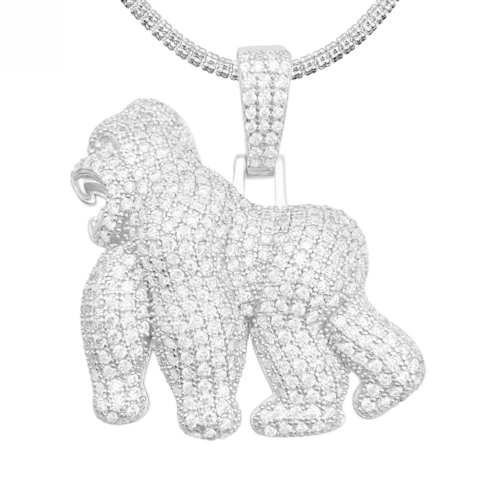 Gorilla Diamond Pendant
