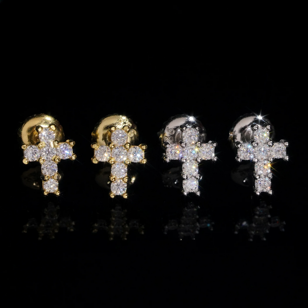 Cross Stud Earrings
