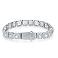 Princess Cut Moissanite Tennis Bracelet
