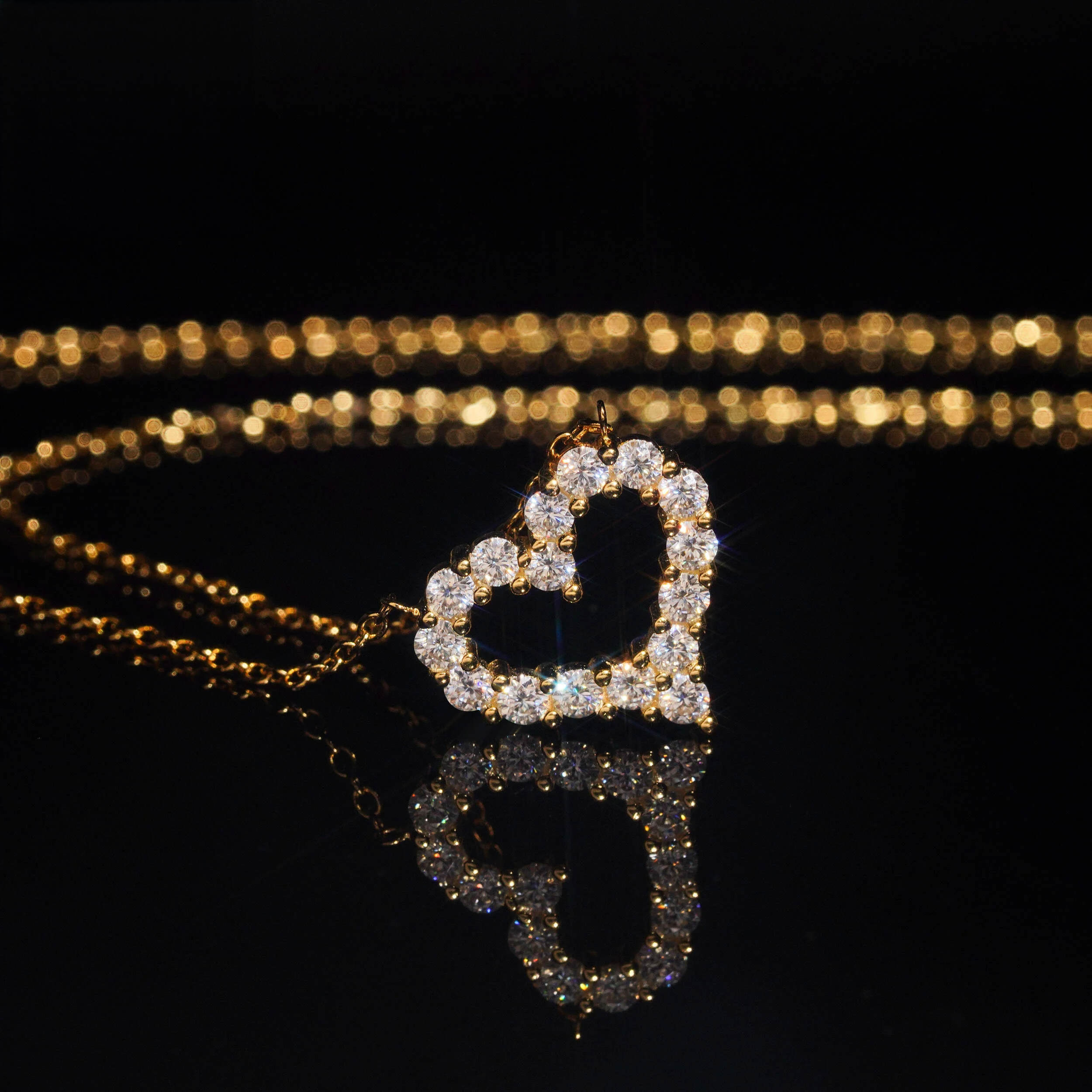 Small Heart Charm Necklace