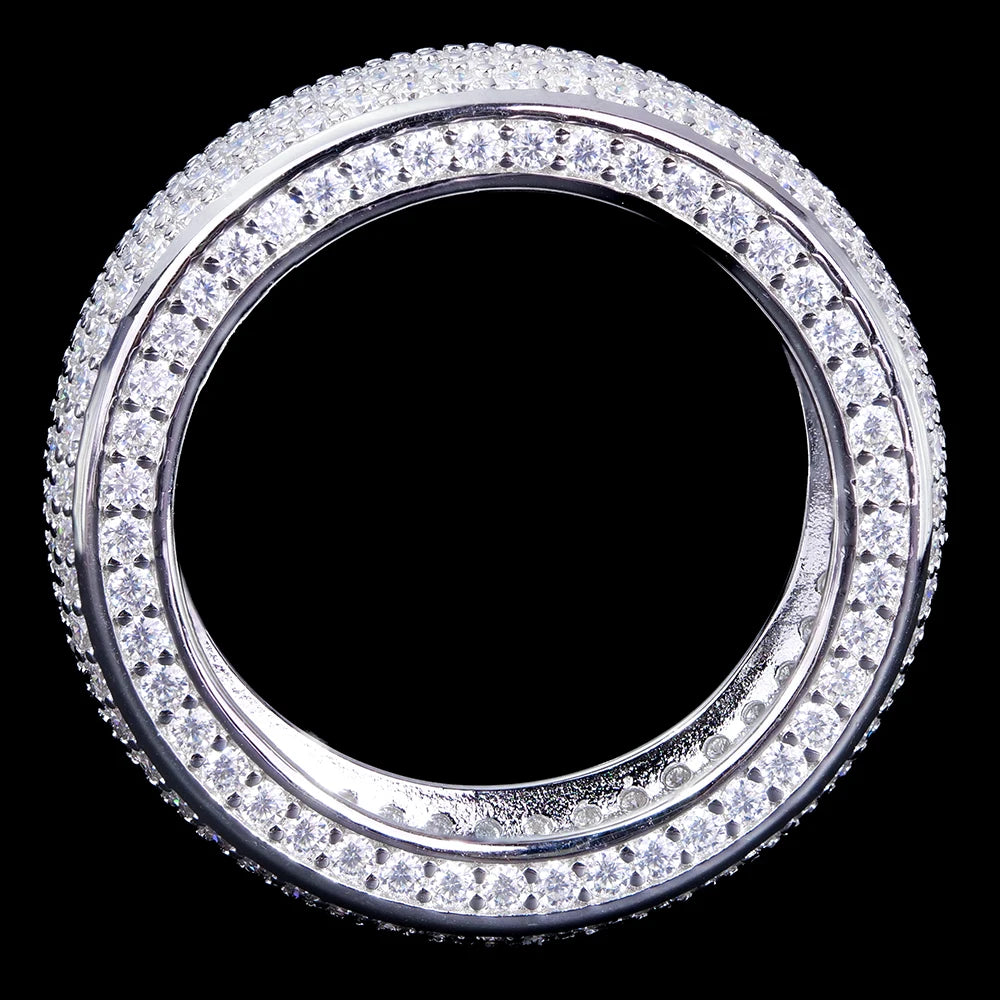Moissanite Eternity Band