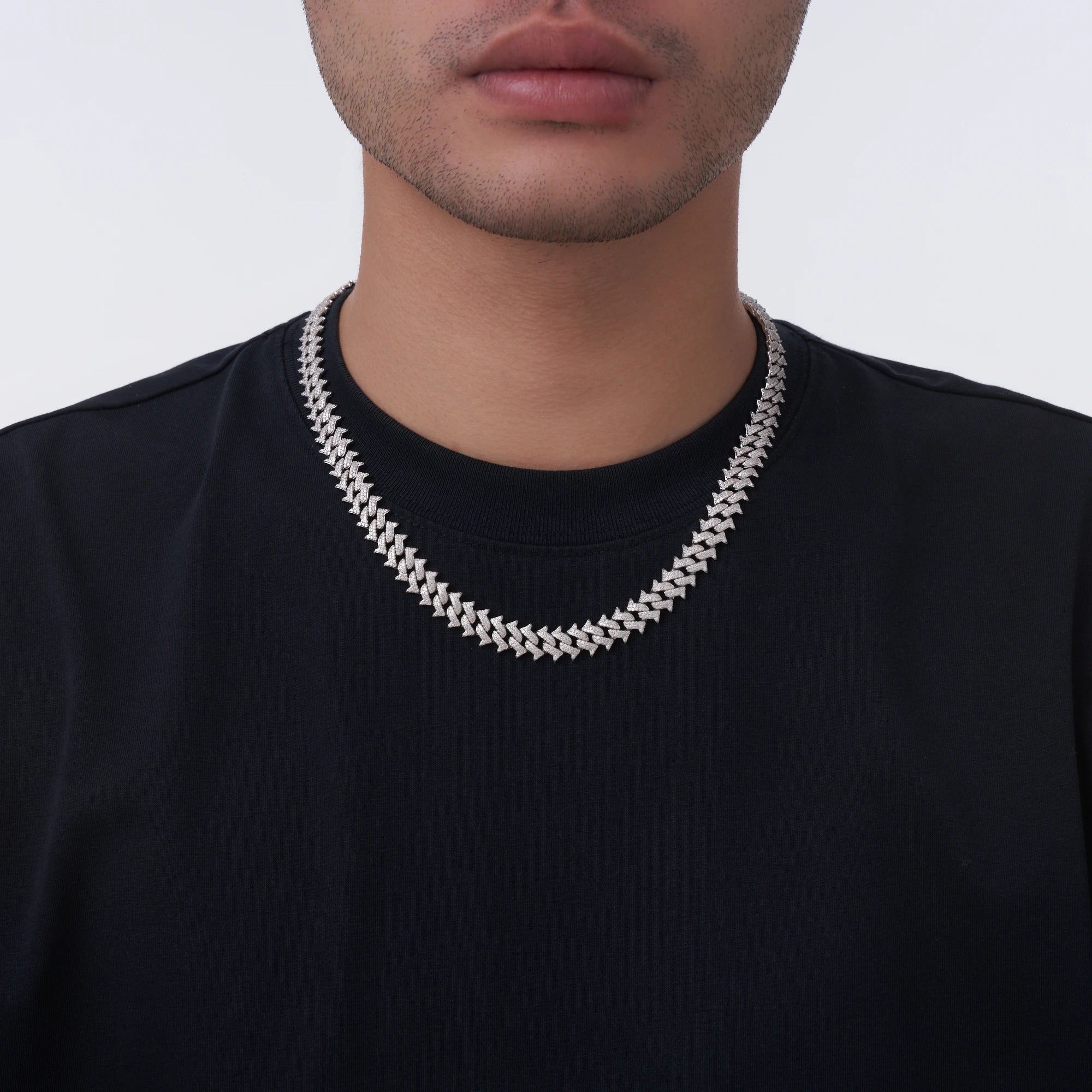 Spiked Cuban Link Chain