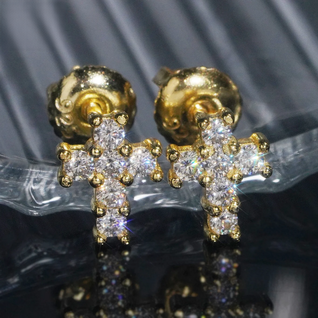 Cross Stud Earrings