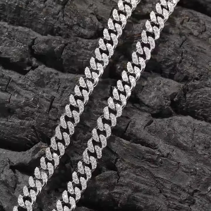6mm Iced Out Cuban Link Chain