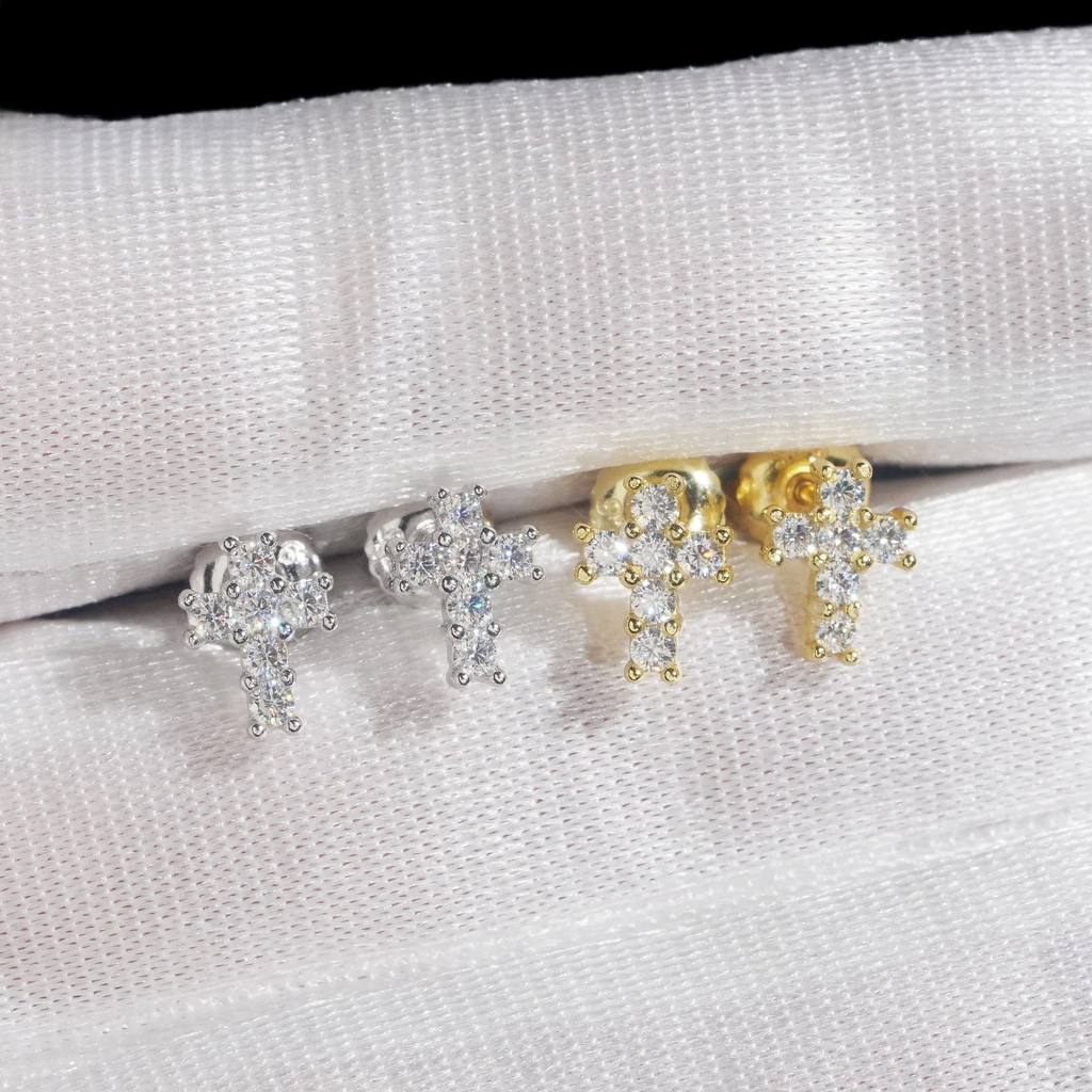 Cross Stud Earrings
