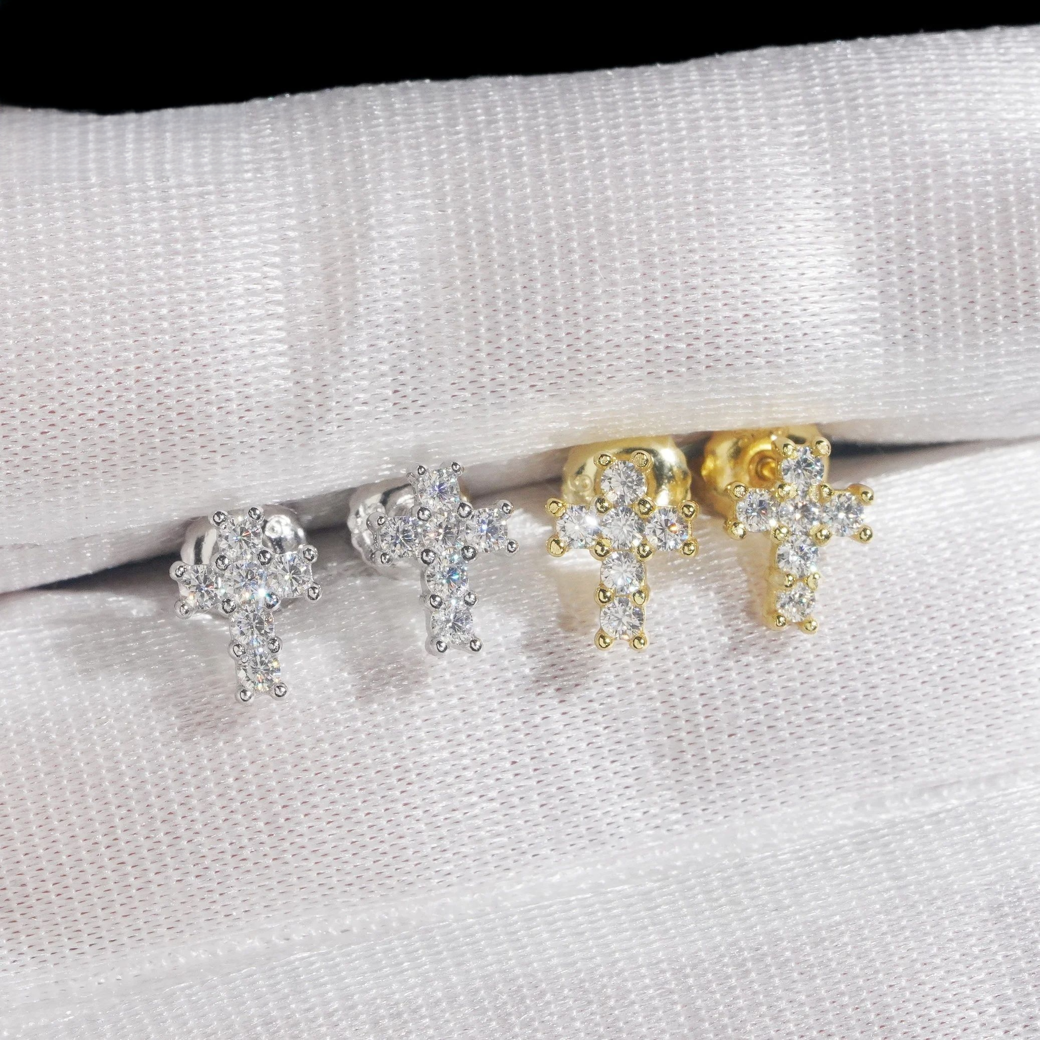 Cross Stud Earrings