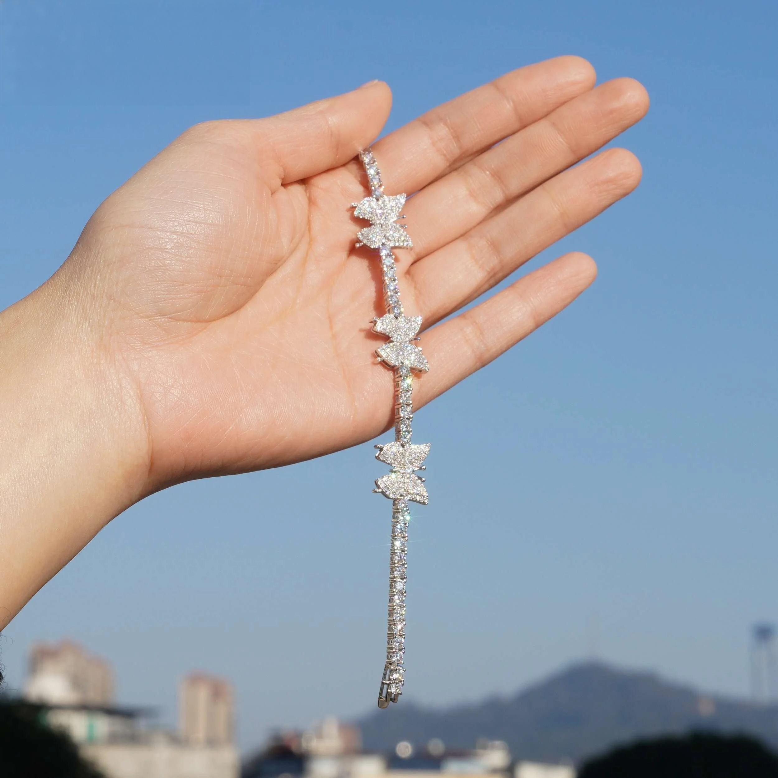 Butterfly Tennis Bracelet