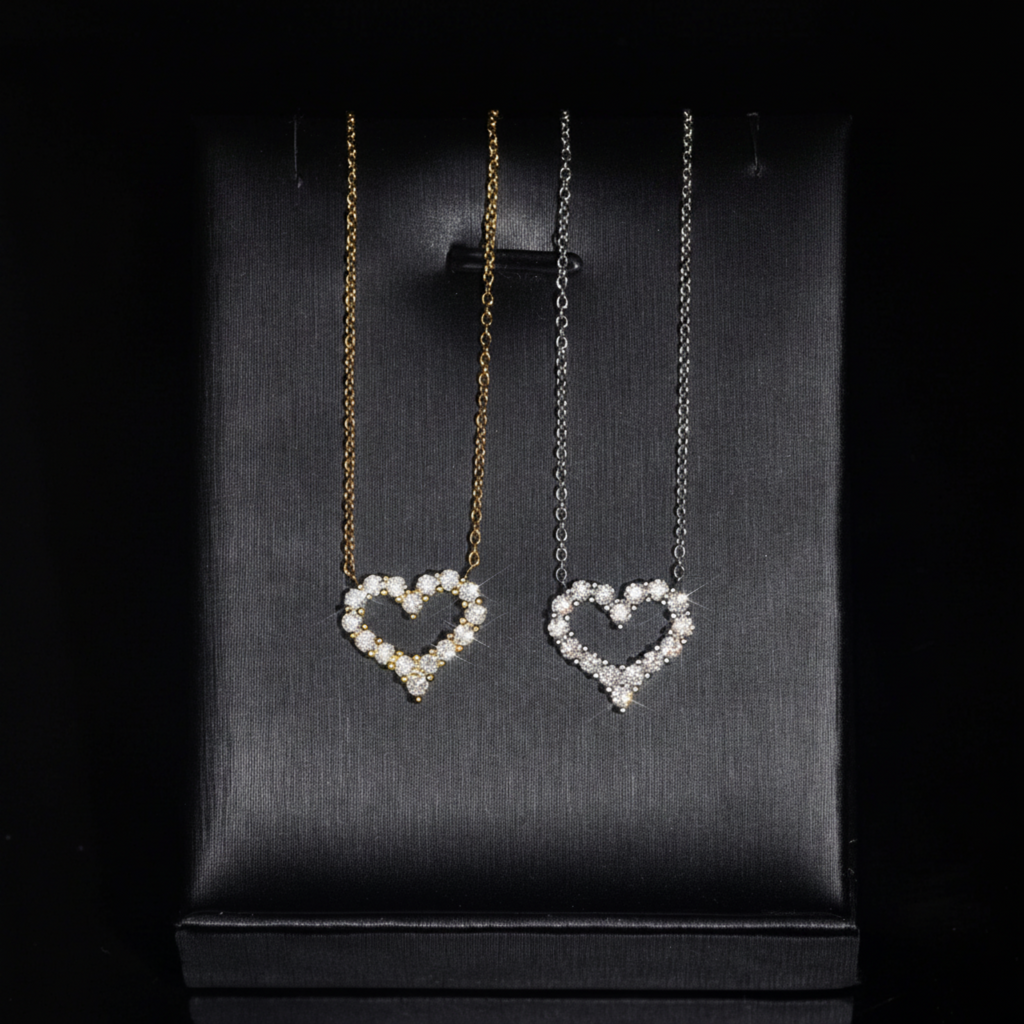 Small Heart Charm Necklace