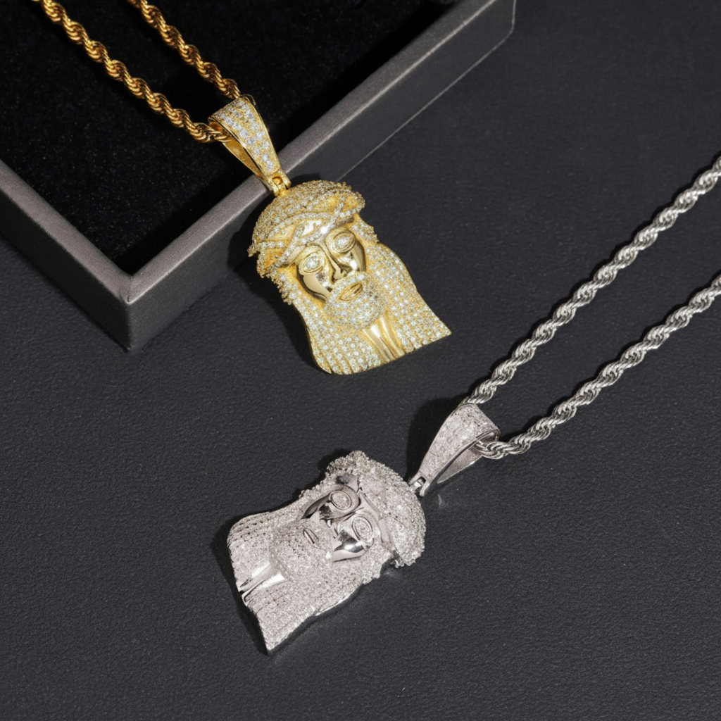 Iced Out Jesus Pendant