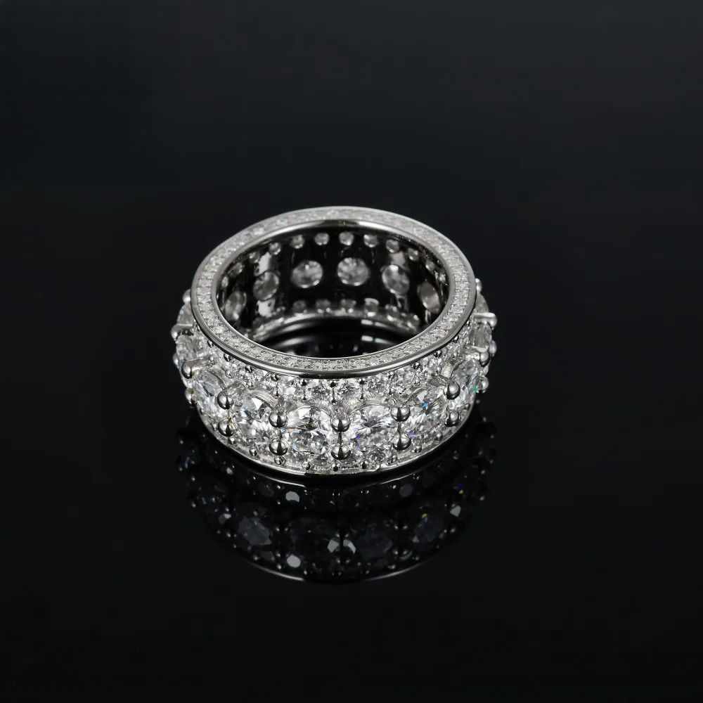 Moissanite Eternity Ring