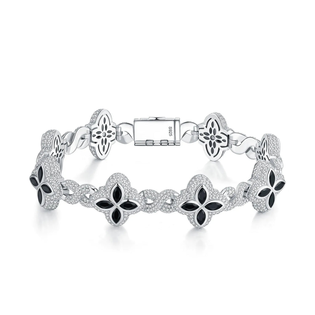 Colorful Clover Link Bracelet