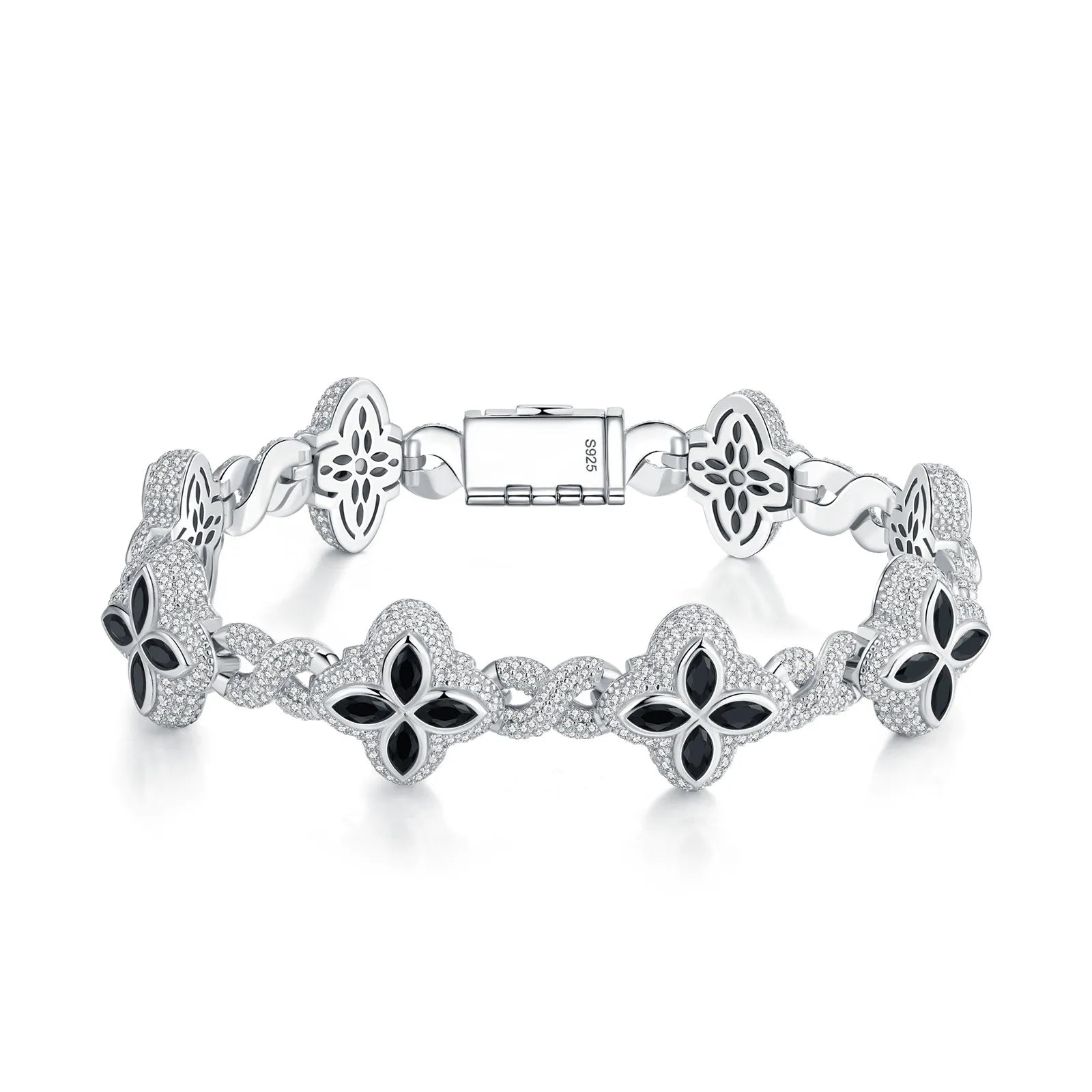 Colorful Clover Link Bracelet